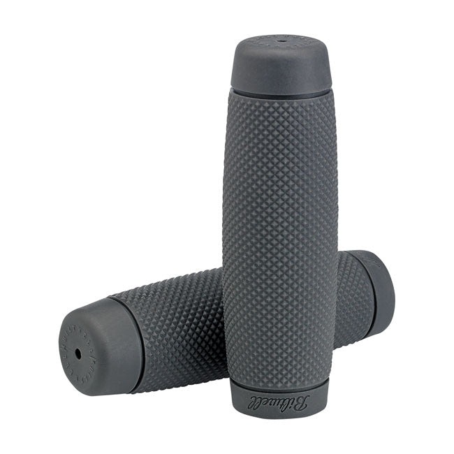 Biltwell 7/8" Tpv Grips Recoil Grey – for 7/8" (22 mm) Handlebars