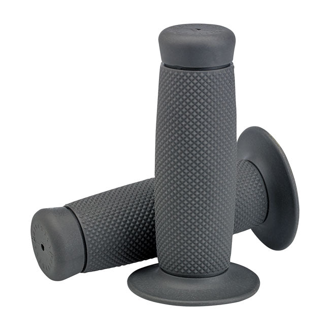 Biltwell 7/8" Tpv Grips Renegade Grey – for 7/8" (22 mm) Handlebars