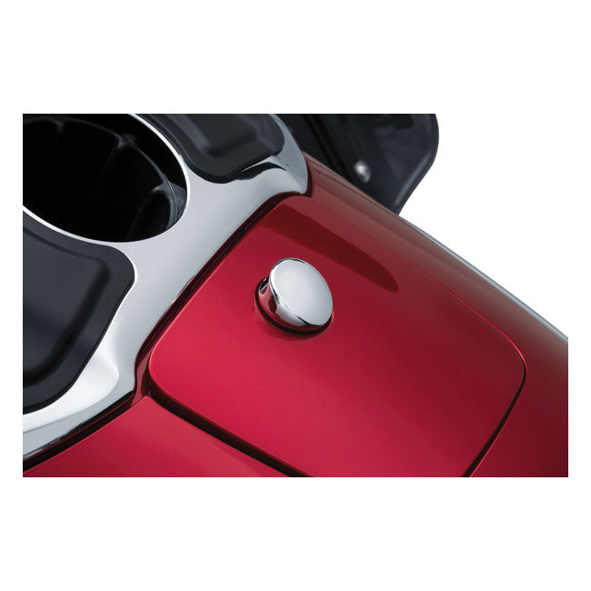 Kuryakyn Quick Release Fuel Door Knob Chrome – Honda: 2001–2017 Gold Wing GL1800 & F6B…