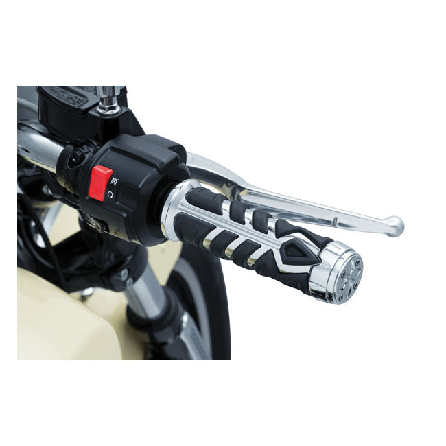 Kuryakyn Spear Grips Chrome – Indian: 2015–2023 Scouts
