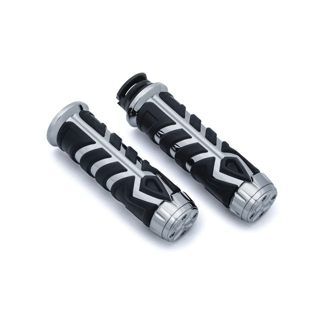 Kuryakyn Spear Grips Chrome – Indian: 2015–2023 Scouts