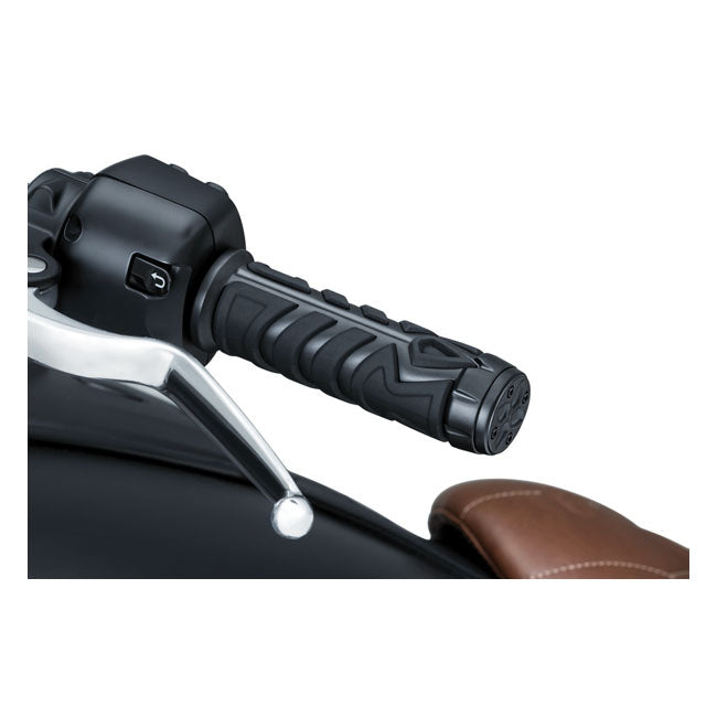 Kuryakyn Spear Grips Satin Black – 2018–2020 Indian Chief Classic…