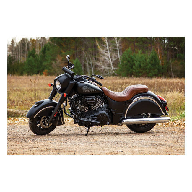 Kuryakyn Spear Grips Satin Black – 2018–2020 Indian Chief Classic…