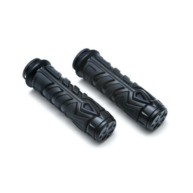 Kuryakyn Spear Grips Satin Black – 2018–2020 Indian Chief Classic…