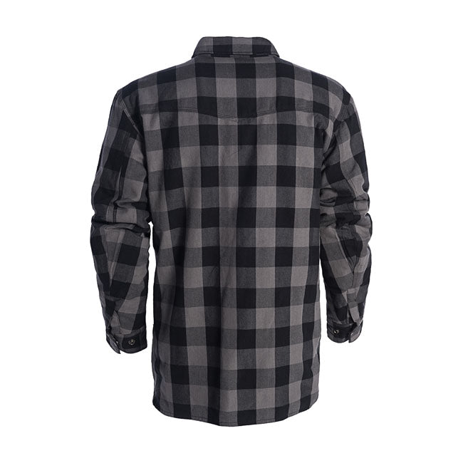 West Coast Choppers Wcc Dominator Riding Flannel Shirt Grey/Black Ce Appr