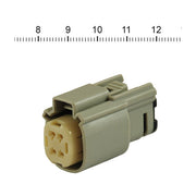 Namz Molex MX-150 Connector. Gray, Plug, 4-Pin – 2007–2026 Various H-D