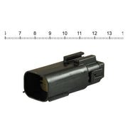 Namz Molex MX-150 Connector. Black, Receptacle, 8-Pin – 2007–2026 Various H-D