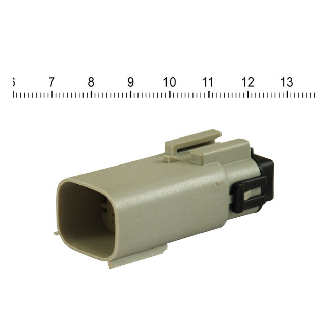 Namz Molex Mx-150 Connector. Grey, Receptacle, 8-Pin – 2007–2026 Various H-D