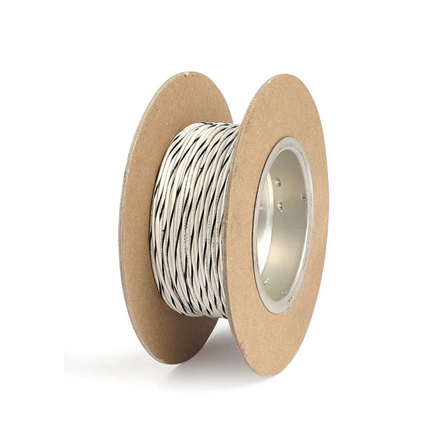 Namz Wire on Spool. 18 Gauge, 100ft. White/Black