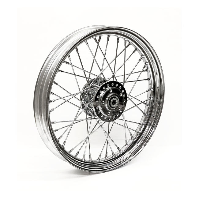 MCS 2.50 x 19 Front Wheel 40 Spokes Chrome – 1978–1983 FXR/FX/XL Sportster