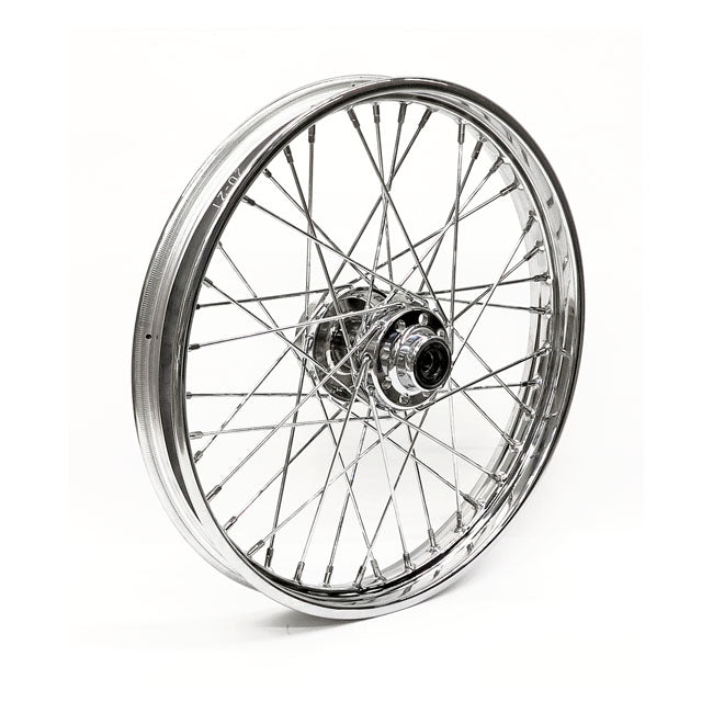 MCS 2.15 x 21 Front Wheel 40 Spokes Chrome – 1984–1999 FXST; 1997–1999 FXDWG