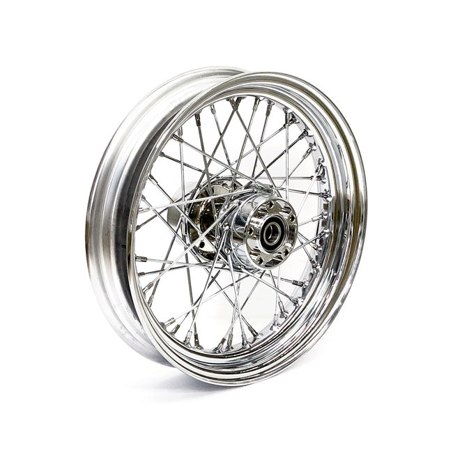 MCS 3.00 x 16 Rear Wheel 40 Spokes Chrome – 2008–2017 FLSTC/N (No ABS)