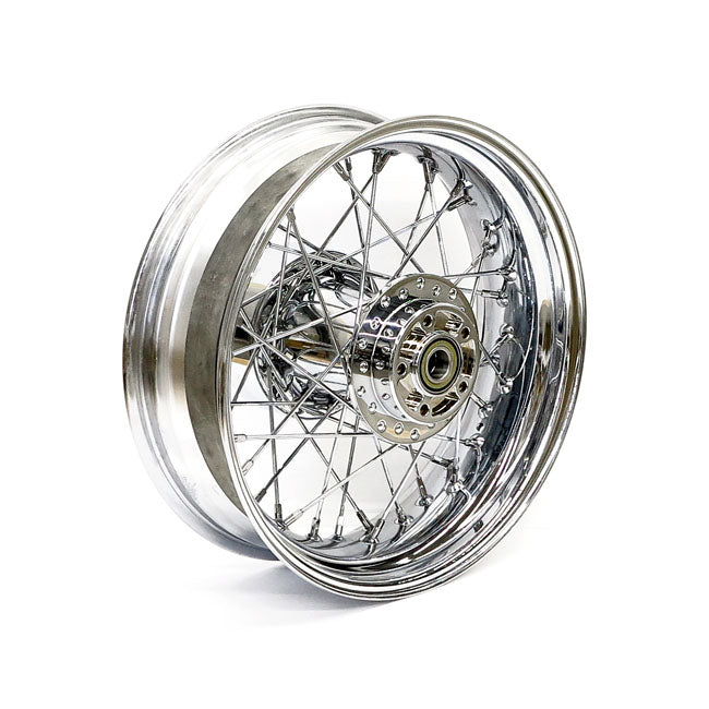 MCS 5.00 x 16 Rear Wheel 40 Spokes Chrome – 2009–2025 Touring. ABS Models
