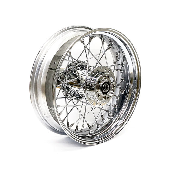 MCS 5.00 x 16 Rear Wheel 40 Spokes Chrome – 2009–2025 Touring. Non-Abs Models