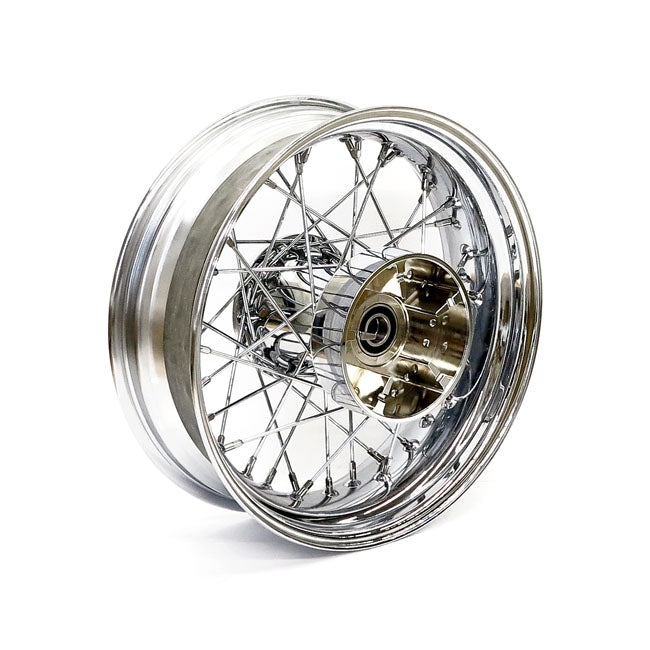 MCS 5.00 x 16 Rear Wheel 40 Spokes Chrome – 2009–2025 Touring. Non-Abs Models