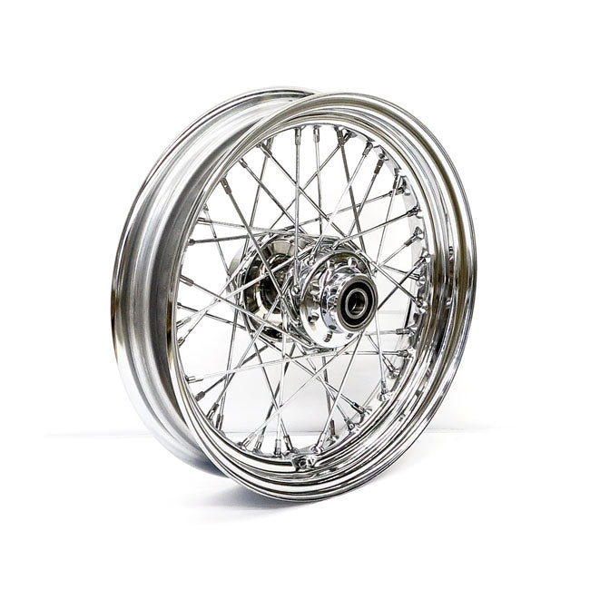 MCS 3.00 x 16 Front Wheel 40 Spokes Chrome – 2007–2017 FLST/C/F/N (No ABS)