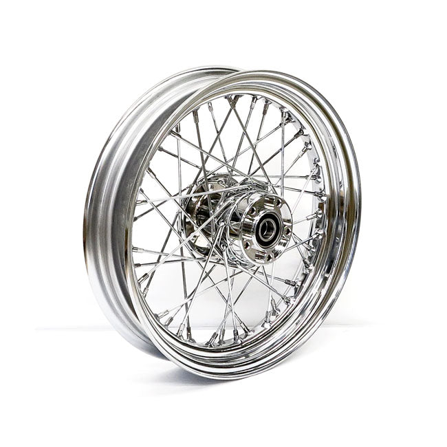 MCS 3.00 x 16 Front Wheel 40 Spokes Chrome – 2007–2017 FLST/C/F/N (No ABS)