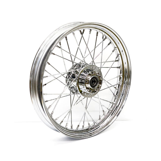 MCS 2.50 x 19 Front Wheel 40 Spokes Chrome – 2008–2017 Dyna (No ABS)
