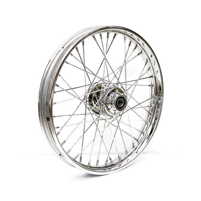 MCS 2.15 x 21 Front Wheel 40 Spokes Chrome – 2008–2011 FXST; FLST/F; FXDWG (No ABS)