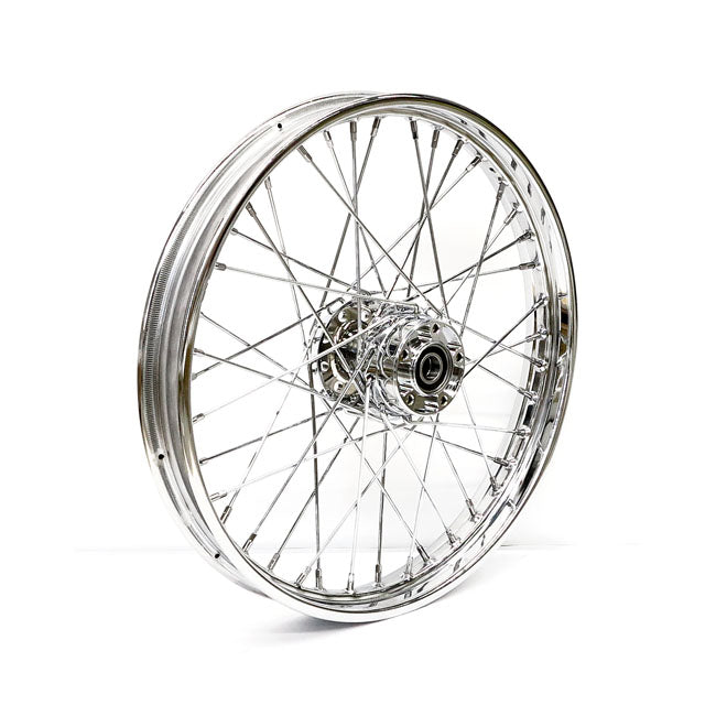 MCS 2.15 x 21 Front Wheel 40 Spokes Chrome – 2008–2011 FXST; FLST/F; FXDWG (No ABS)