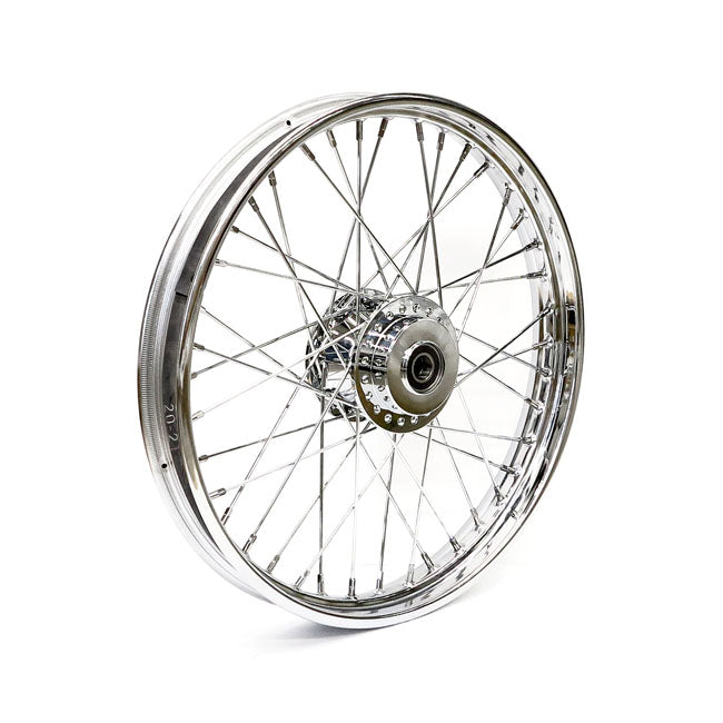 MCS 2.15 x 21 Front Wheel 40 Spokes Chrome – 2012–2017 Dyna FXDWG. ABS Models