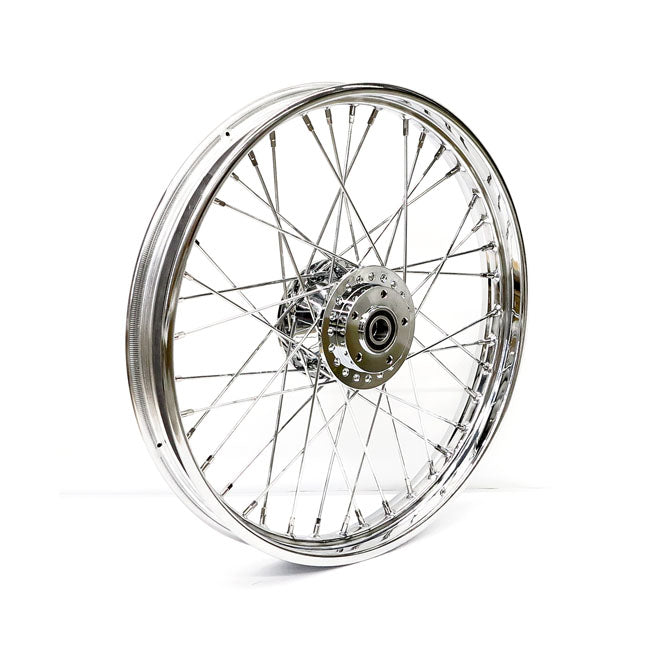 MCS 2.15 x 21 Front Wheel 40 Spokes Chrome – 2004–2005 FXD/B/C/L