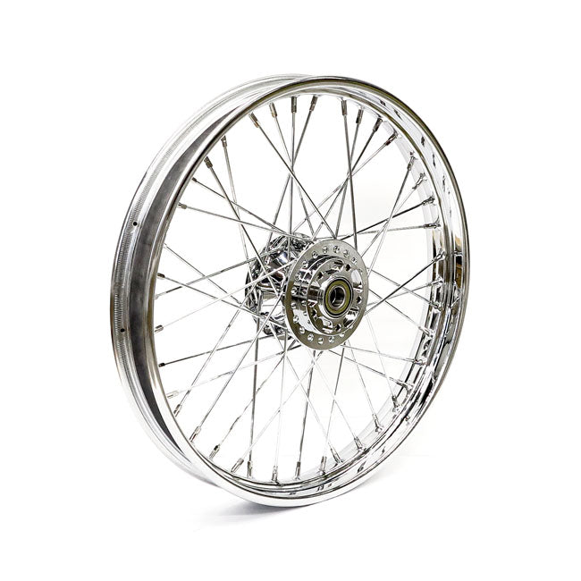 MCS 2.15 x 21 Front Wheel 40 Spokes Chrome – 2008–2020 XL Sportster ABS (ABS)
