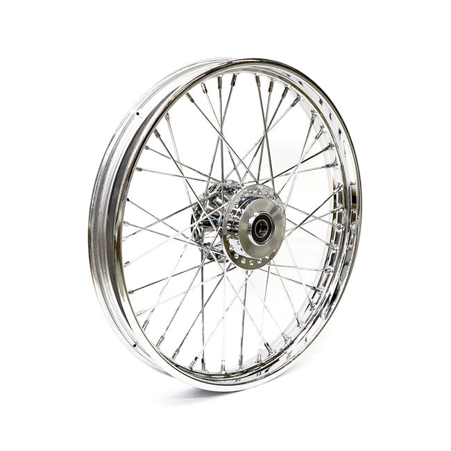 MCS 2.15 x 21 Front Wheel 40 Spokes Chrome – 2008–2020 XL Sportster ABS (ABS)