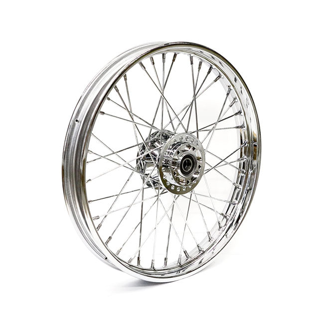 MCS 2.15 x 21 Front Wheel 40 Spokes Chrome – 2008–2020 XL Sportster