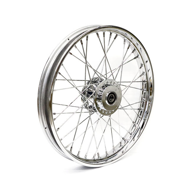 MCS 2.15 x 21 Front Wheel 40 Spokes Chrome – 2008–2020 XL Sportster