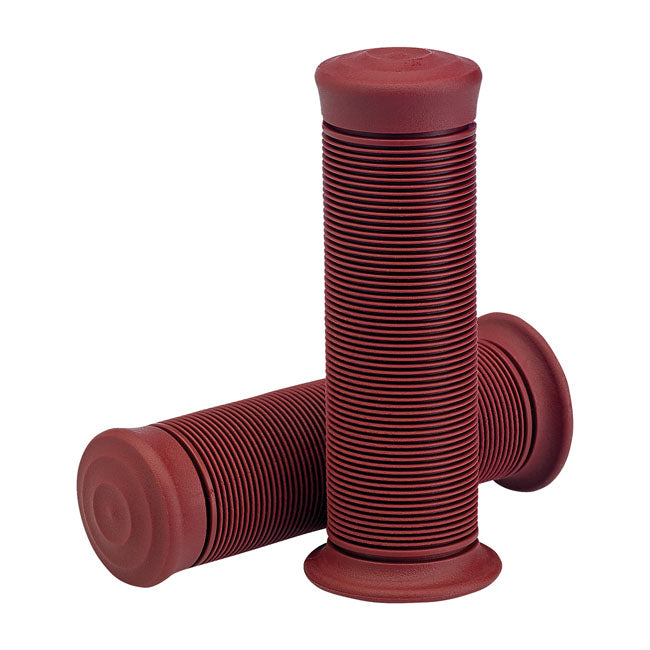Biltwell 7/8" Tpv Grips Kung Fu Oxblood – for 7/8" (22 mm) Handlebars