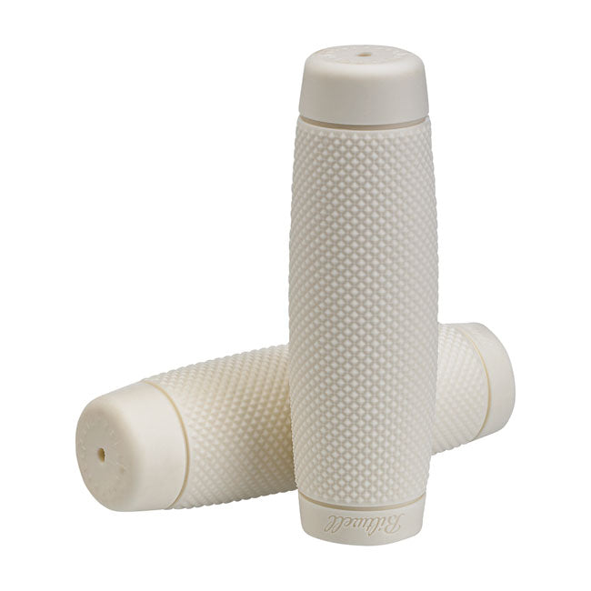 Biltwell 7/8" Tpv Grips Recoil White – for 7/8" (22 mm) Handlebars