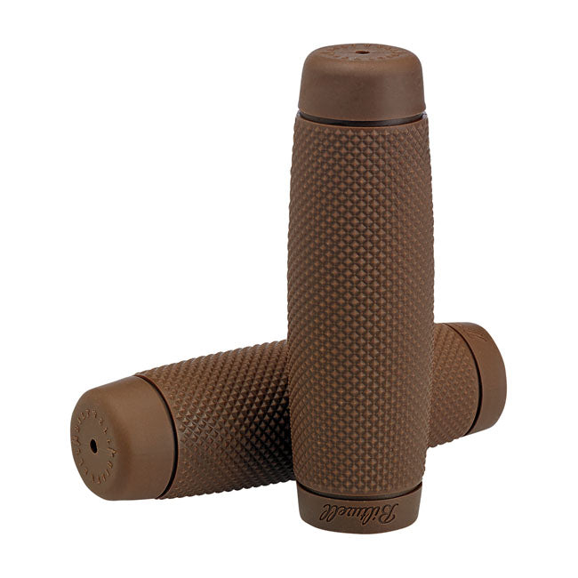 Biltwell 7/8" Tpv Grips Recoil Chocolate – for 7/8" (22 mm) Handlebars