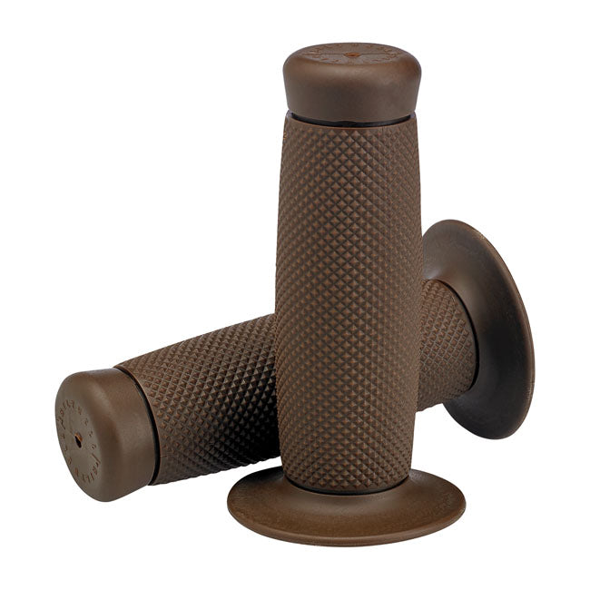 Biltwell 7/8" Tpv Grips Renegade Chocolate – for 7/8" (22 mm) Handlebars