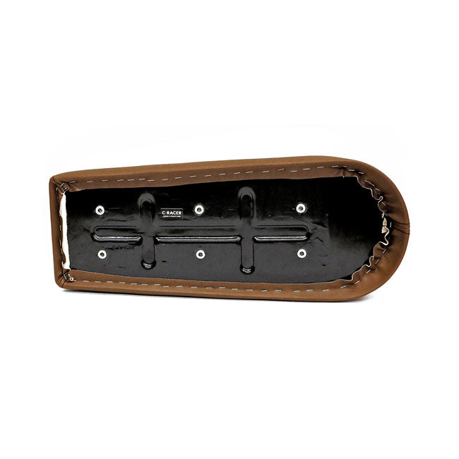 C-Racer Scramcity Scrambler Seat. Dark Brown – Universal