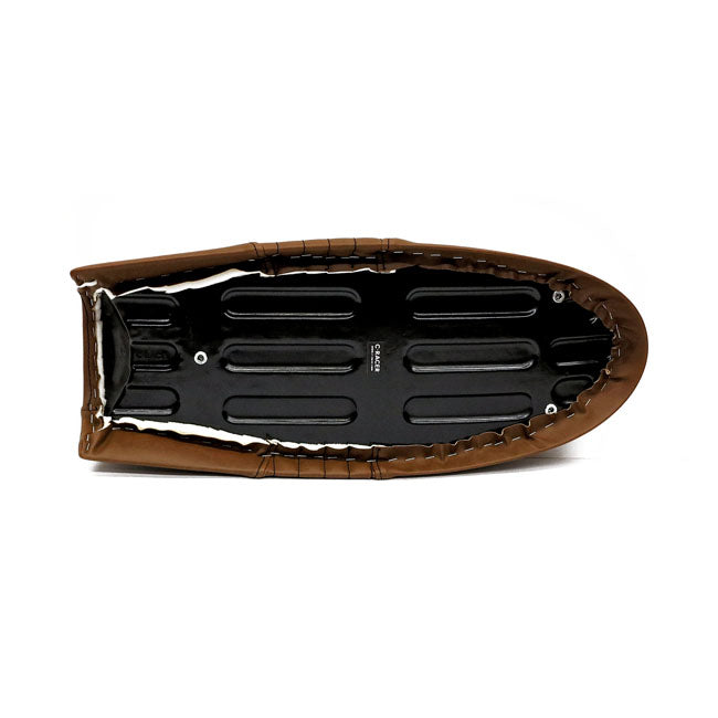 C-Racer BMW R100 Scrambler Seat 04 Dark Brown – BMW R45/75/80/100 Twin Shock