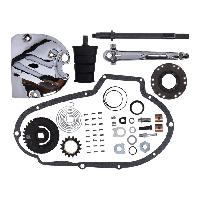 MCS Sportster Kick Start Kit. Chrome – 1973–1976 XLCH
