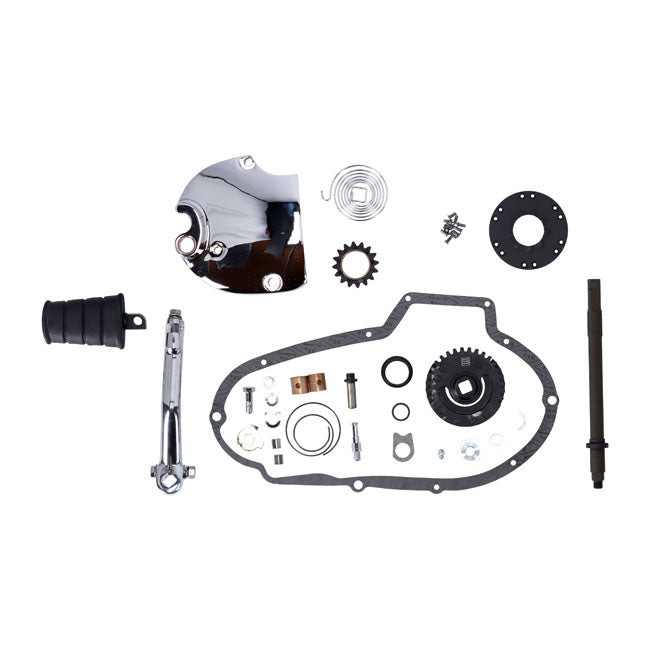 MCS Sportster Kick Start Kit, Chrome – 1973–1976 XL Sportster