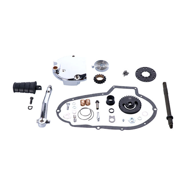 MCS Sportster Kick Start Kit, Chrome – 1973–1976 XL Sportster
