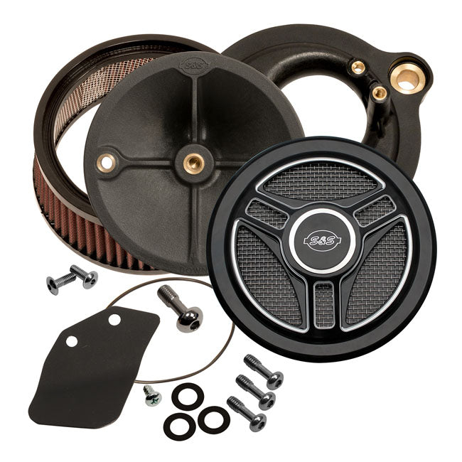 S&S Tri-Spoke Air Cleaner Kit – 2018–2024 Softail; 2017–2025…