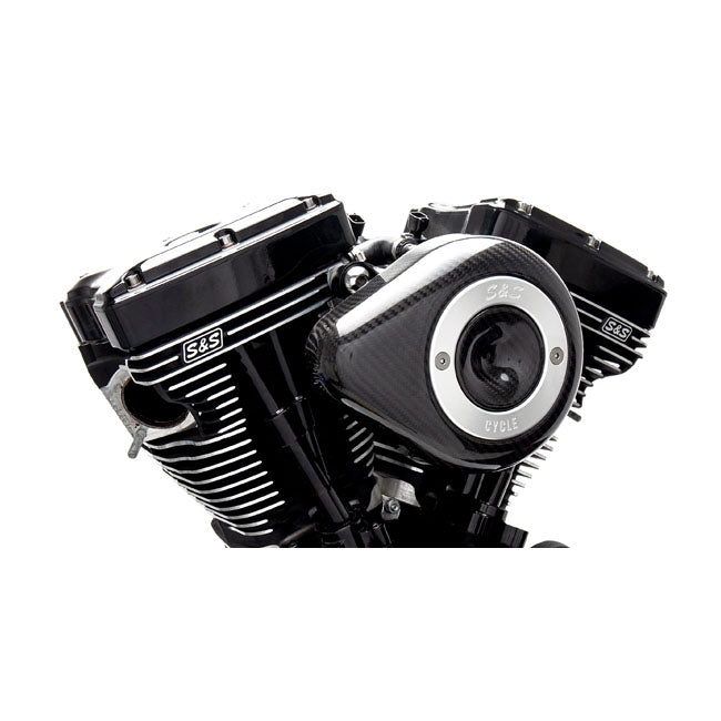 S&S Carbon Teardrop Air Cleaner Kit – 2000–2015 Softail; 1999–2017 Dyna…