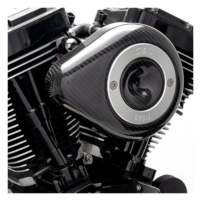 S&S Carbon Teardrop Air Cleaner Kit – 2000–2015 Softail; 1999–2017 Dyna…