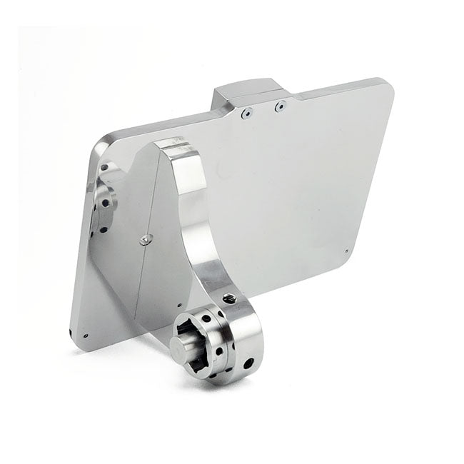 Cpv ''Slide-In'' Licence Plate Bracket. Side Mount, Polished – 2018–2025 Softail
