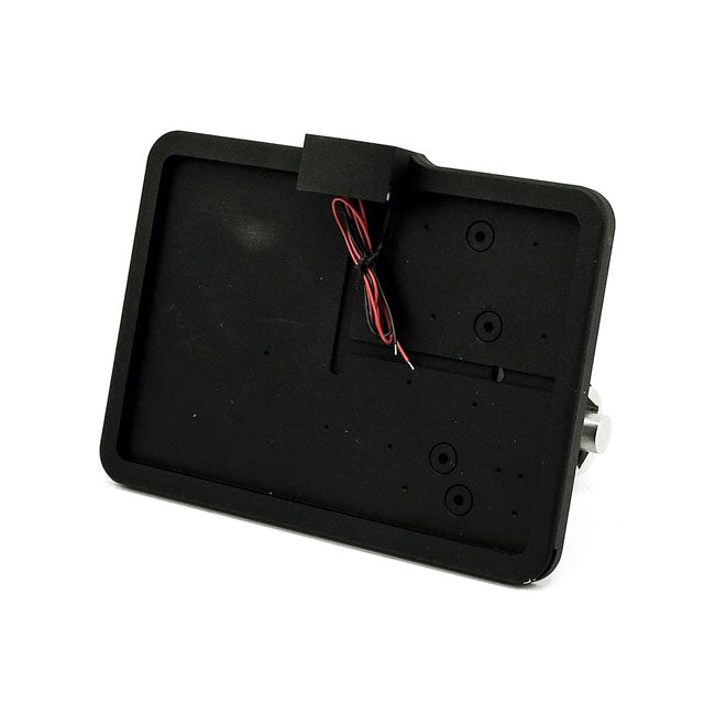 Cpv ''Slide-In'' Licence Plate Bracket. Side Mount, Black – 2018–2025 Softail