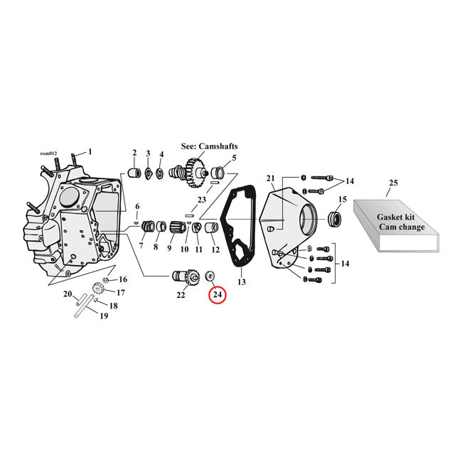 MCS Breather Valve Shim, .135" – L1977–1999 Big Twin