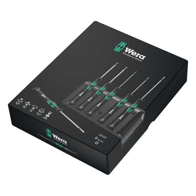 Wera Micro Screwdriver Set 6 Pcs for Electronic Applications – Hex Socket Head (Allenhead) Screws