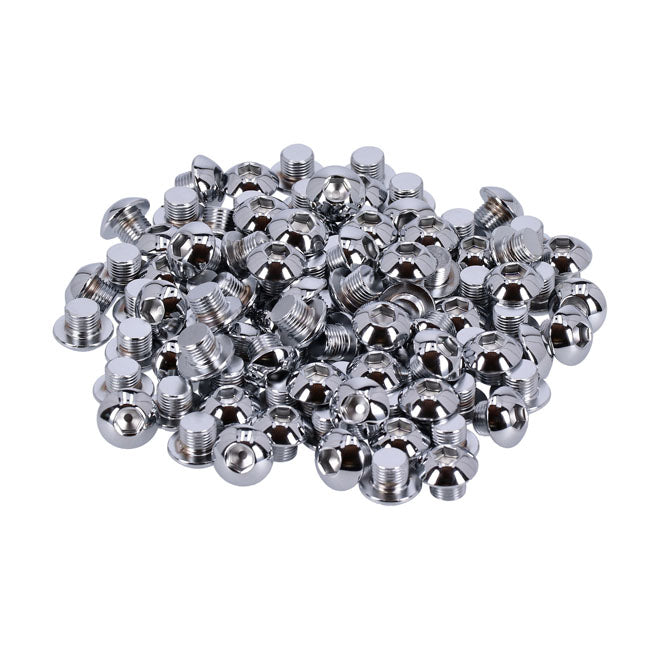 Gardner-Westcott Gw 1/2-20 x 3/8 Buttonhead Bolt Chrome