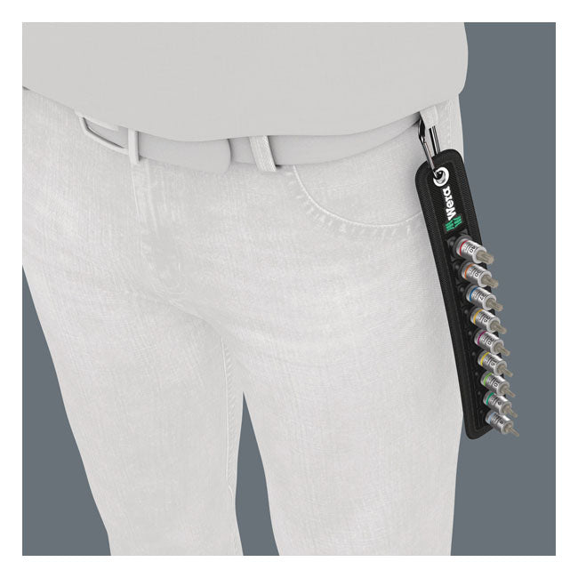 Wera Socket Belt with 1/4" Drive Torx® Socket Bits – Torx® Screws