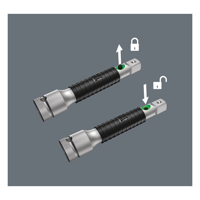 Wera Zyklop 3/8" Flexible Lock Long Extension 200 mm – 3/8" Drive