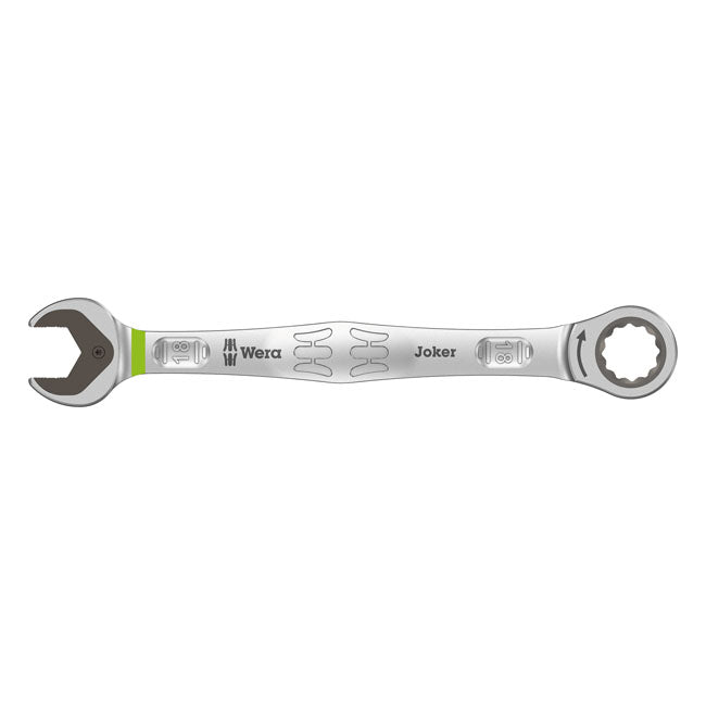 Wera Ratcheting Wrench Open/ Box End 18 mm Joker - Metric – 18 mm Bolts and Nuts